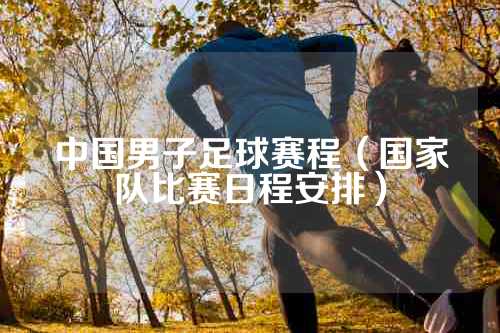 中国男子足球赛程（国家队比赛日程安排）