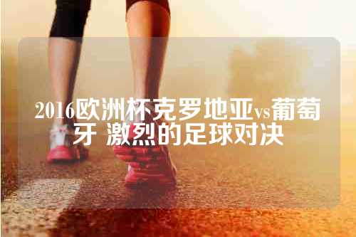 2016欧洲杯克罗地亚vs葡萄牙 激烈的足球对决