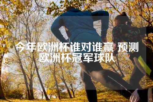 今年欧洲杯谁对谁赢 预测欧洲杯冠军球队