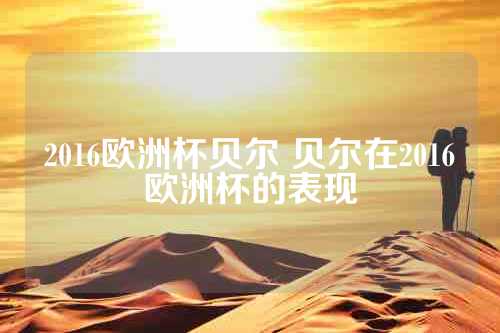 2016欧洲杯贝尔 贝尔在2016欧洲杯的表现