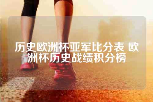 历史欧洲杯亚军比分表 欧洲杯历史战绩积分榜