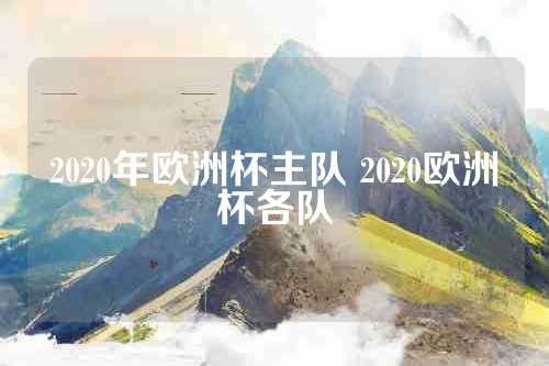 2020年欧洲杯主队 2020欧洲杯各队
