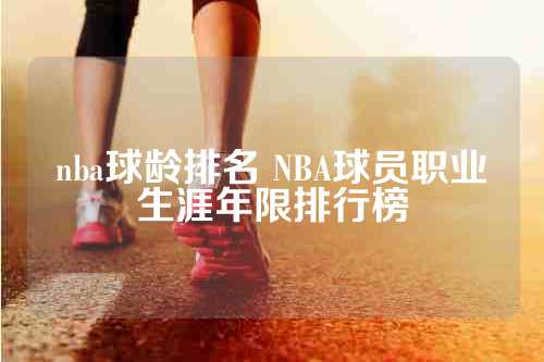 nba球龄排名 NBA球员职业生涯年限排行榜