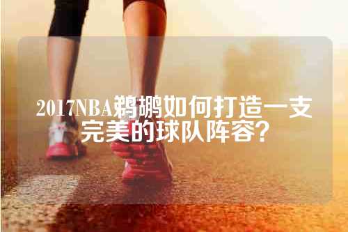 2017NBA鹈鹕如何打造一支完美的球队阵容？
